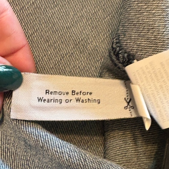 Madewell Blue Asymmetrical Skater Mini Skirt - Picture 15 of 15